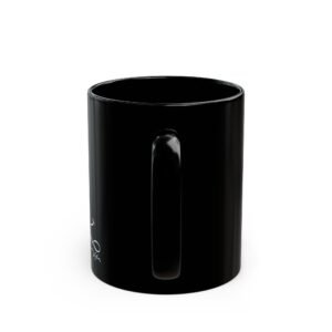 Eu Amo Yellow 11oz Black Mug - Image 4