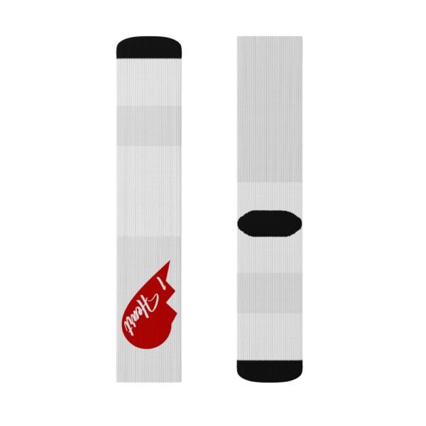 1Heart 2 Beat Sublimation Socks - Image 7