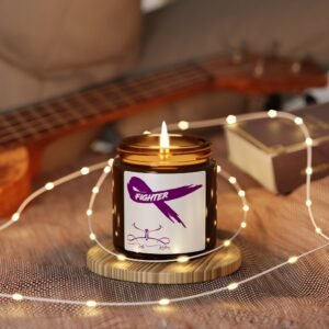 Fighter Scented Soy Candle in Amber Jar - Multi-Size