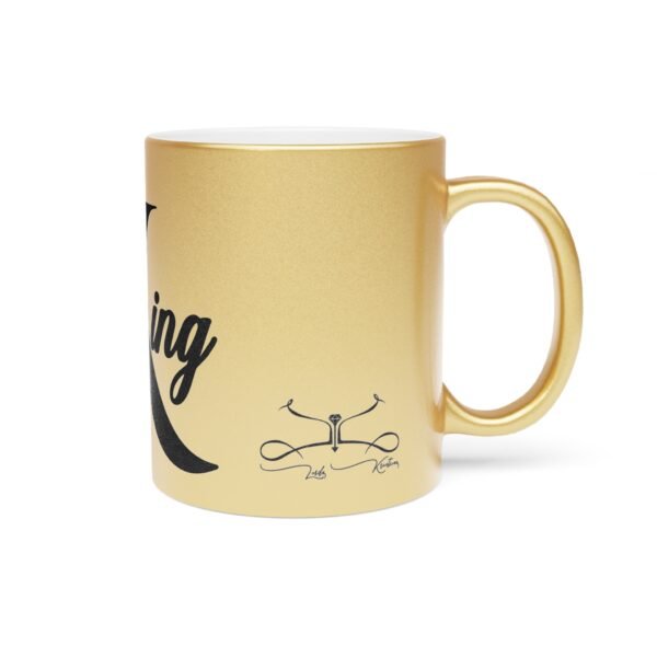 King Metallic Mug (SilverGold) - Image 3