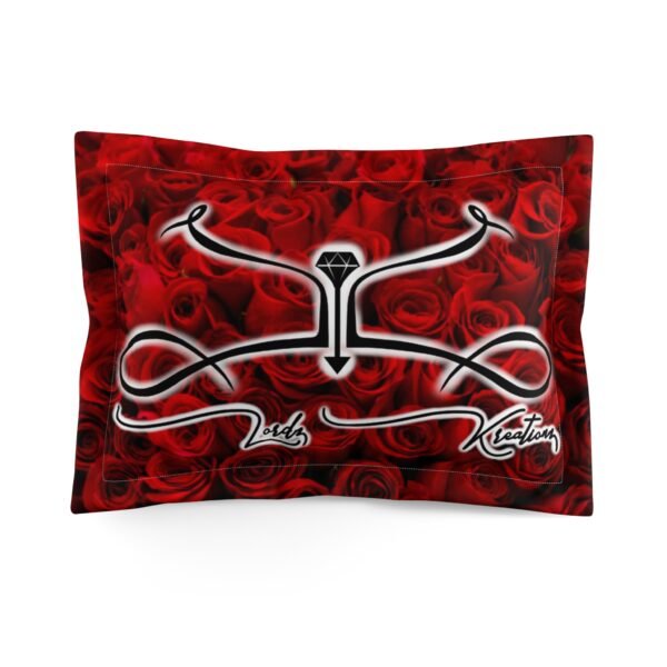 Blood Roses Microfiber Pillow Sham - Image 2