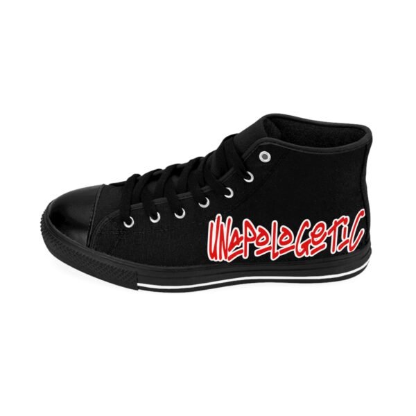 Unapologetic Red Women's High-top Sneakers - Image 4