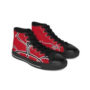 LordzKreationz Red Men's High-top Sneakers