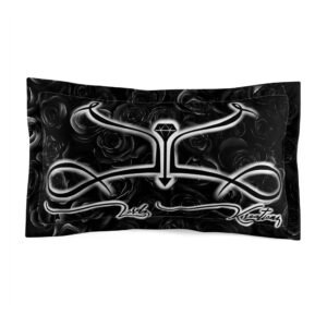 Black Roses Microfiber Pillow Sham