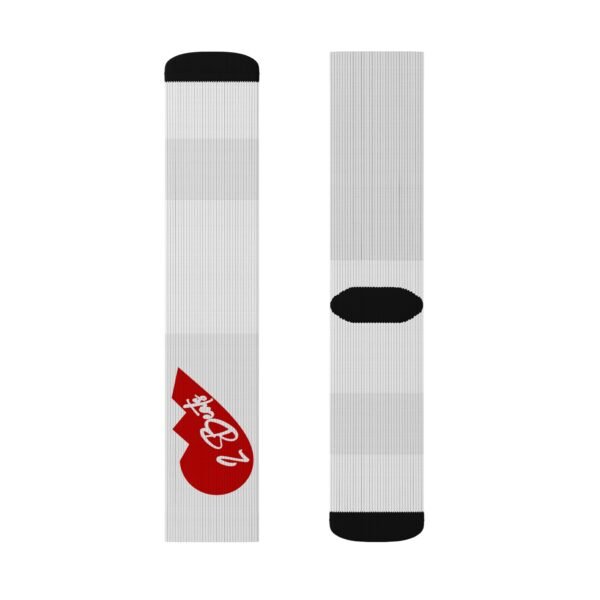 1Heart 2 Beat Sublimation Socks - Image 4