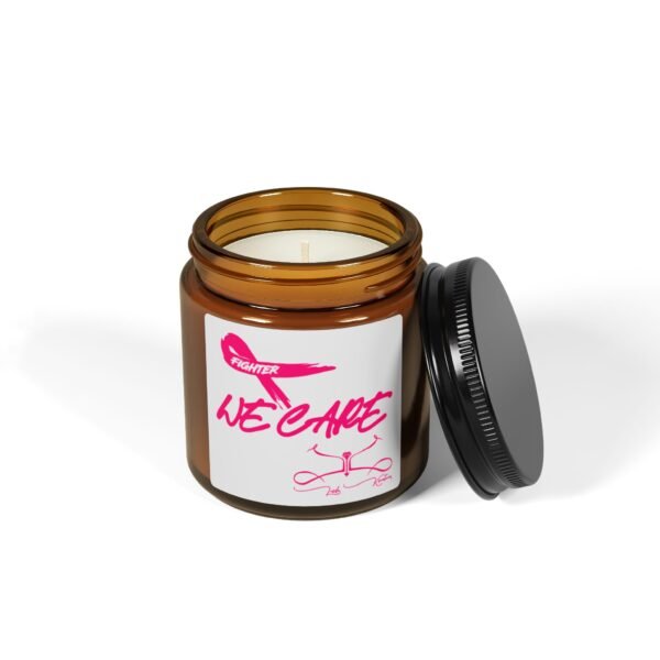 We Care Scented Soy Candle in Amber Jar - Multi-Size - Image 3