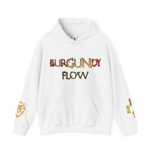 Burgundy Flow Unisex Heavy Blend™ Hooded Sweatshirt