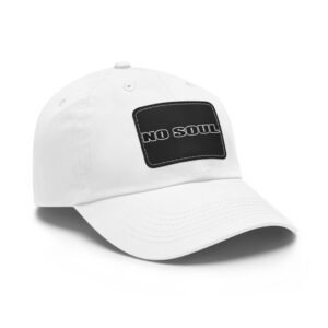 No Soul Dad Hat with Leather Patch (Rectangle) - Image 6