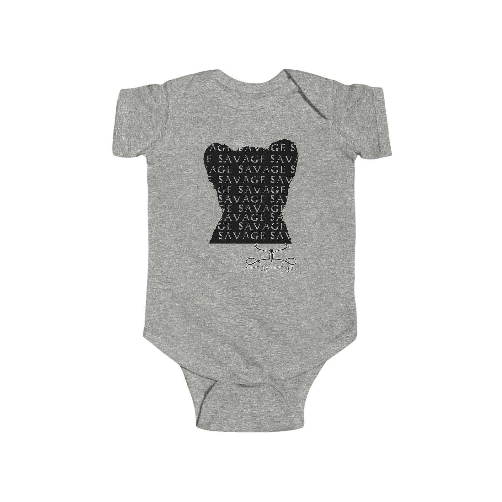 Savage Infant Fine Jersey Bodysuit - Image 3