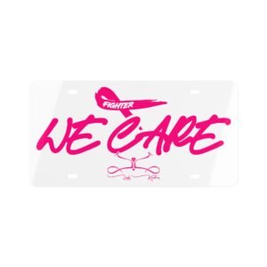 We Care License Plate