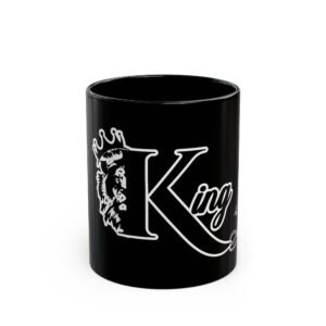 King 11oz Black Mug
