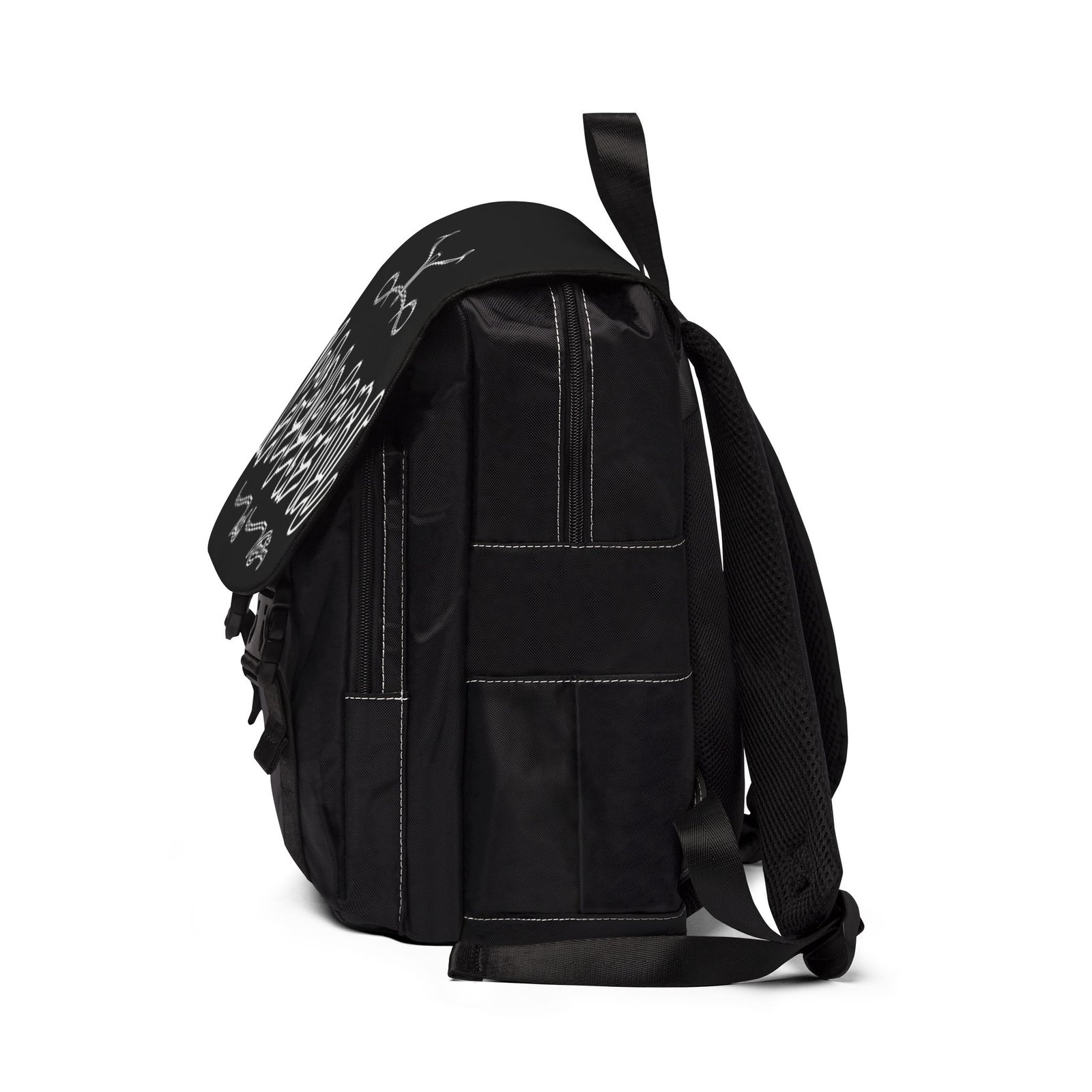 Unapologetic Unisex Casual Shoulder Backpack - Image 3