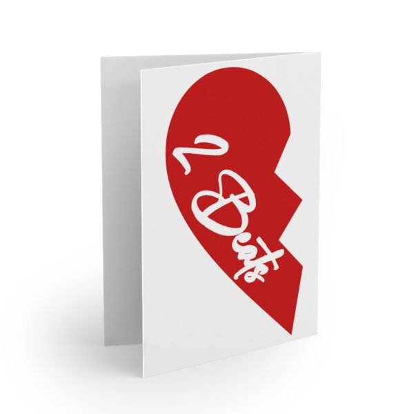 2 Hears 1 Beat Greeting cards (8 pcs) - Image 3