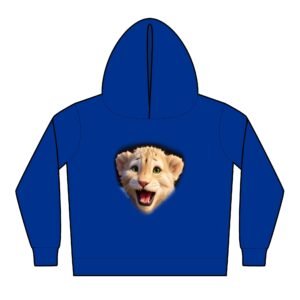 Lion Cub Graphic Toddler Fleece Hoodie - Perfect for Playtime and Cozy Days - Image 3