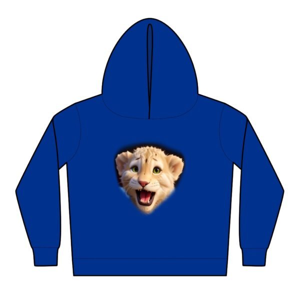Lion Cub Graphic Toddler Fleece Hoodie - Perfect for Playtime and Cozy Days - Image 3