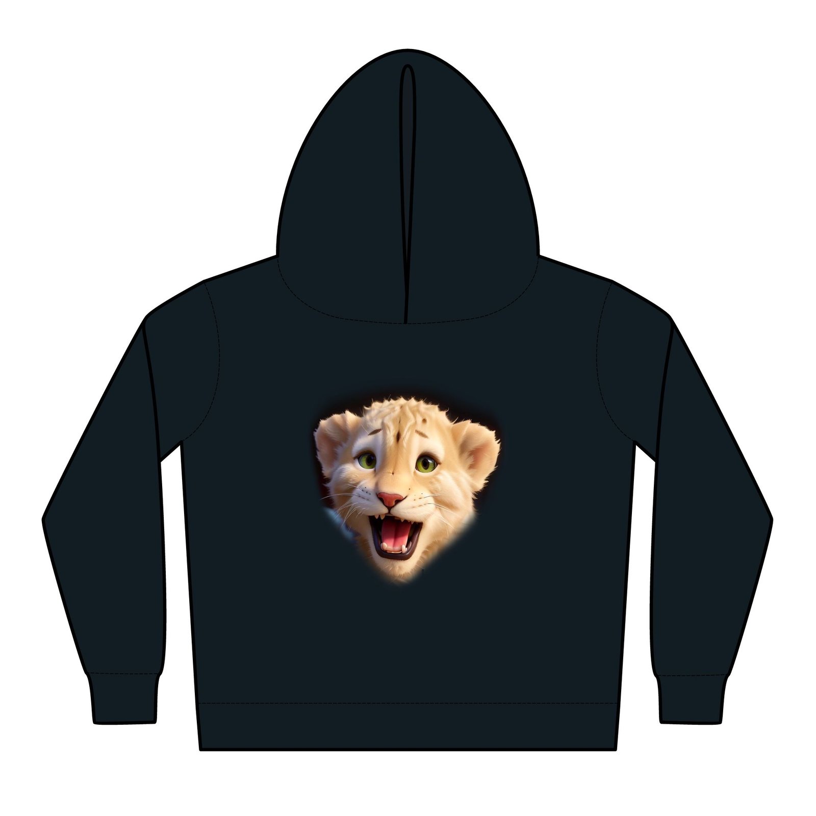 Lion Cub Graphic Toddler Fleece Hoodie - Perfect for Playtime and Cozy Days - Image 5