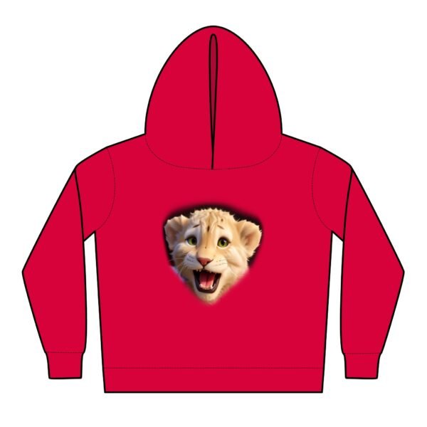 Lion Cub Graphic Toddler Fleece Hoodie - Perfect for Playtime and Cozy Days - Image 9