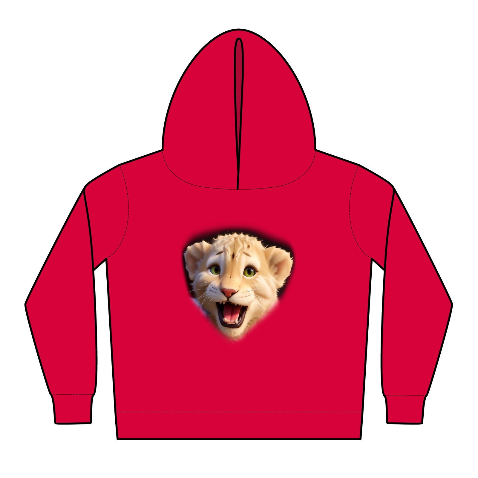 Lion Cub Graphic Toddler Fleece Hoodie - Perfect for Playtime and Cozy Days - Image 9