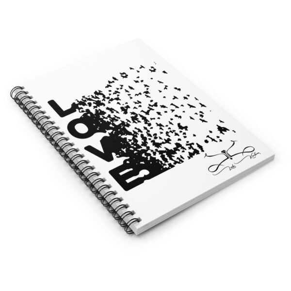Love Spiral Notebook - Ruled Line - Image 3