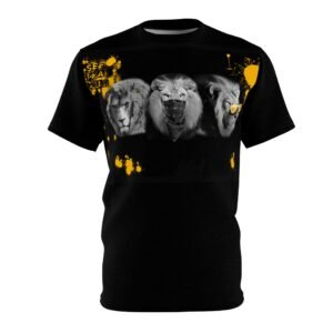 Speak no evil, See no evil, Hear no evil Unisex Cut & Sew Tee (AOP)