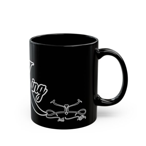King 11oz Black Mug - Image 2