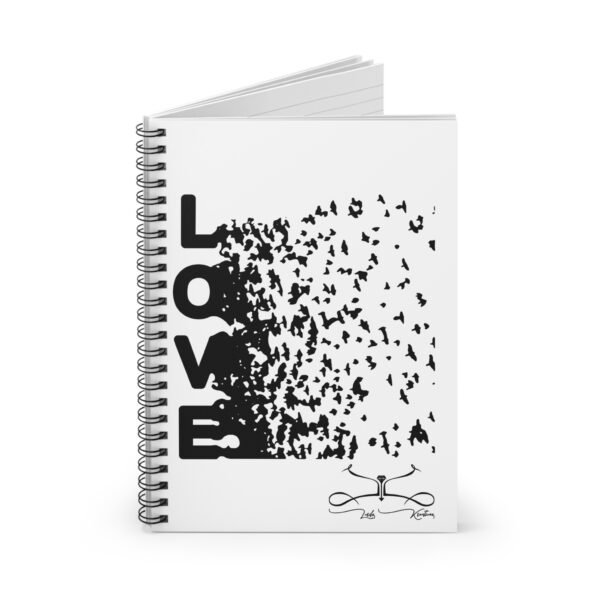 Love Spiral Notebook - Ruled Line - Image 2