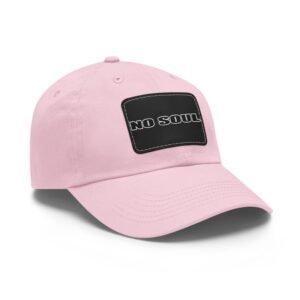 No Soul Dad Hat with Leather Patch (Rectangle) - Image 18