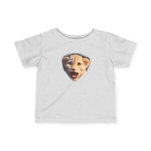 Lion Cub Infant Fine Jersey T-Shirt for Little Royals - Image 4