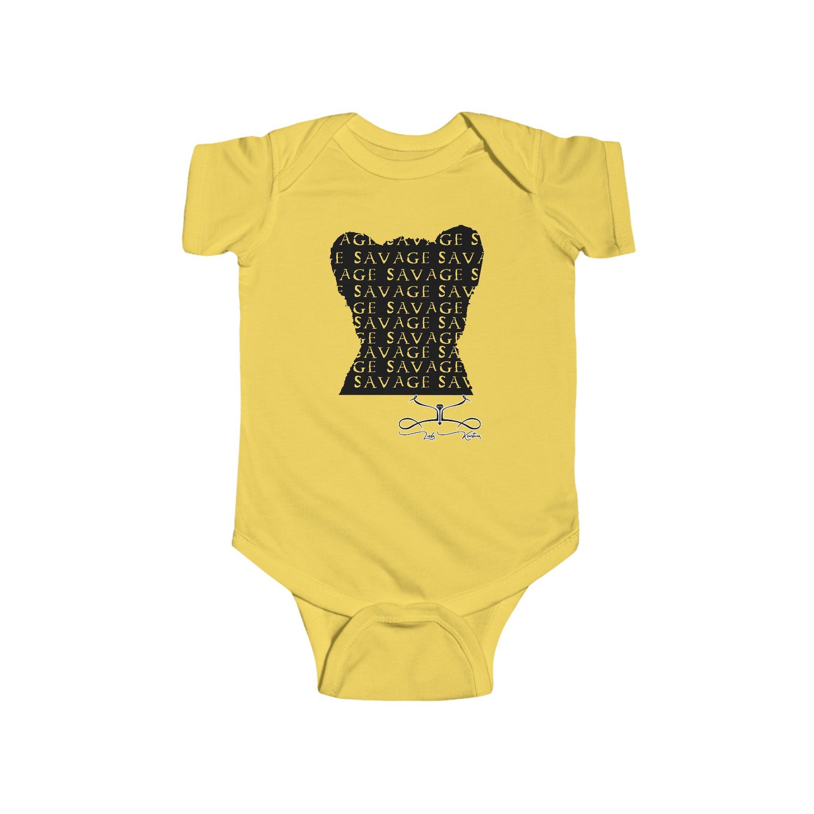 Savage Infant Fine Jersey Bodysuit - Image 5