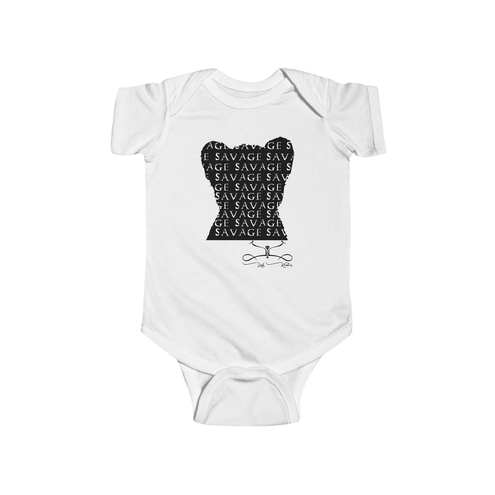 Savage Infant Fine Jersey Bodysuit - Image 1