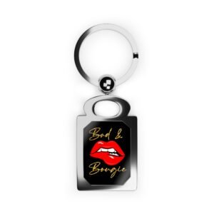 Bad & Bougie Rectangle Photo Keyring