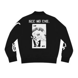 See no Evil Women's Bomber Jacket (AOP) - Image 2