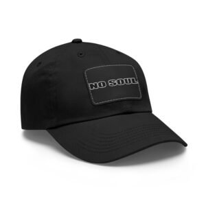 No Soul Dad Hat with Leather Patch (Rectangle) - Image 2
