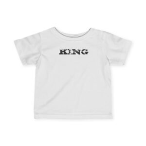 King Infant Fine Jersey T-Shirt for Little Royals - Image 1