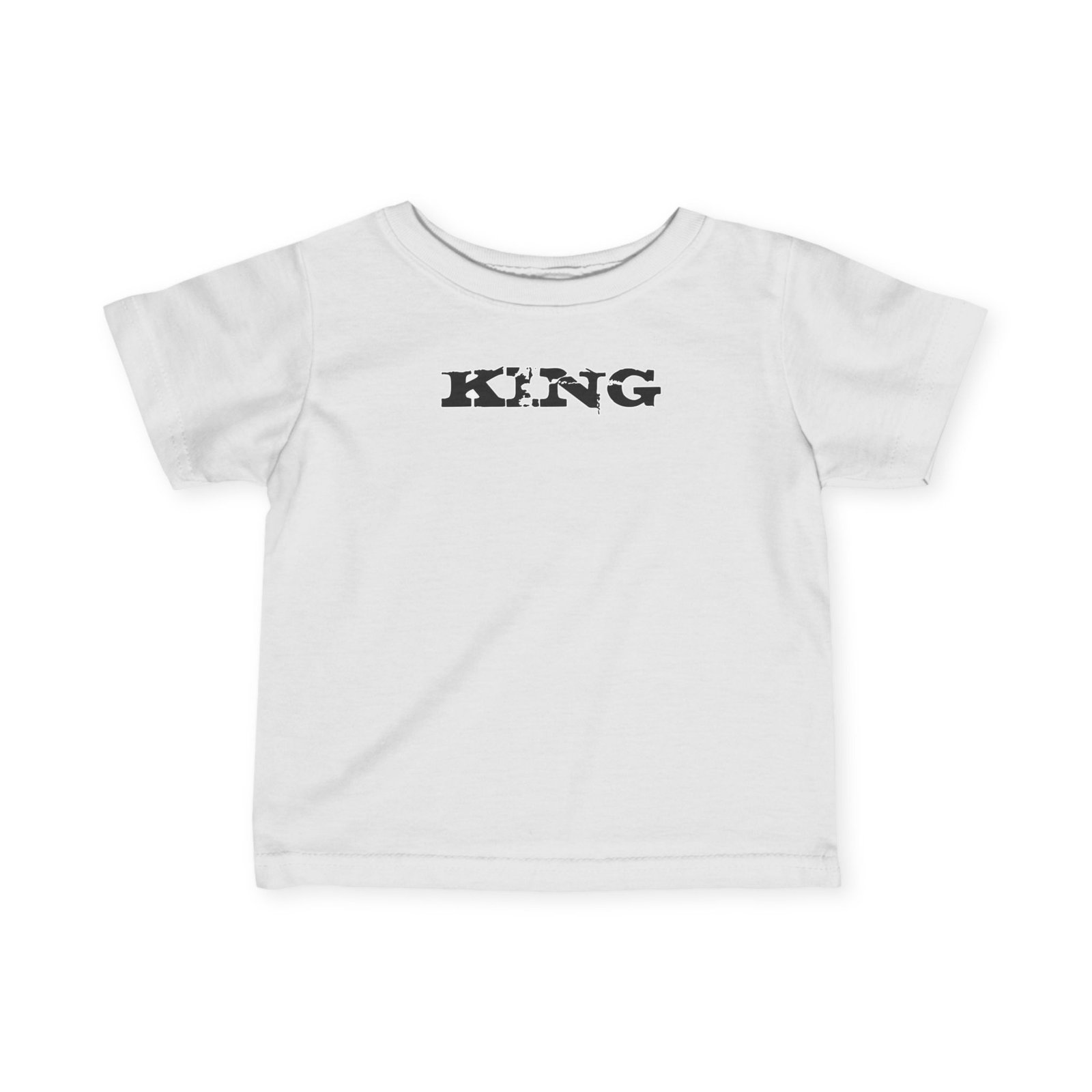 King Infant Fine Jersey T-Shirt for Little Royals - Image 1