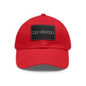 No Soul Dad Hat with Leather Patch (Rectangle) - Image 21