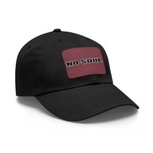 No Soul Dad Hat with Leather Patch (Rectangle) - Image 10