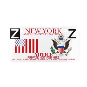 ASN Mini License Plate