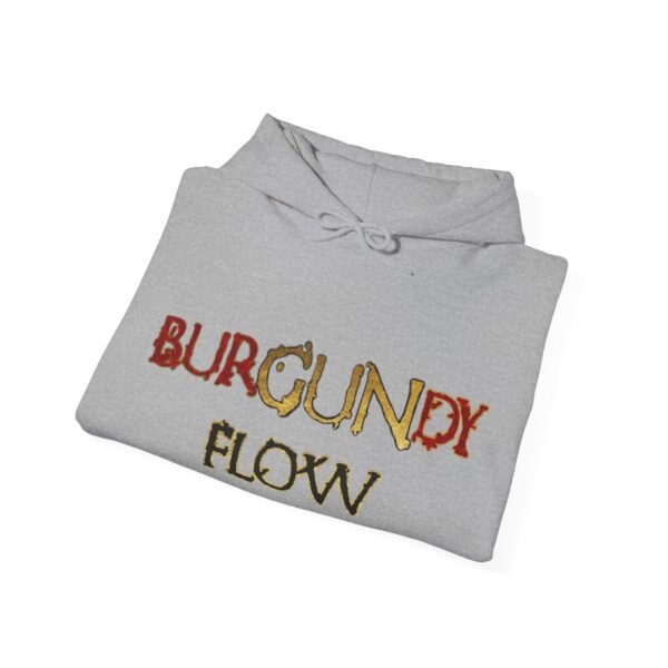 Burgundy Flow Unisex Heavy Blend™ Hooded Sweatshirt - Image 12