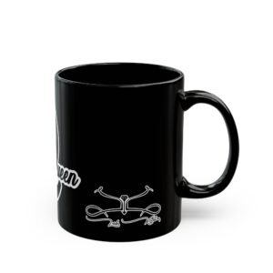 Queen 11oz Black Mug - Image 2