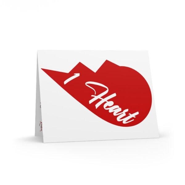 2 Hears 1 Beat Greeting cards (8 pcs) - Image 4