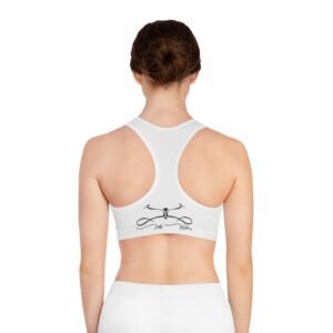 Invest In Yourself Sports Bra (AOP) - Image 4