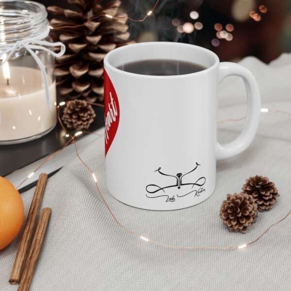 1 Heart Mug 11oz - Image 4