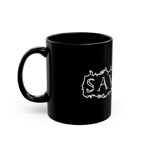 Savage 11oz Black Mug - Image 3