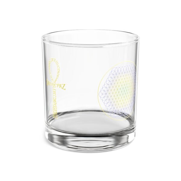 Flower of Life Elegant 10oz Rocks Glass - Image 3