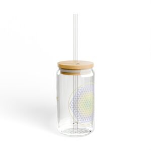 Flower of Life Sipper Glass | Eco-Friendly
