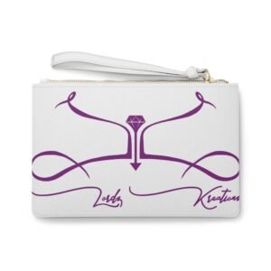 Fighter Purple Clutch Bag - Image 2
