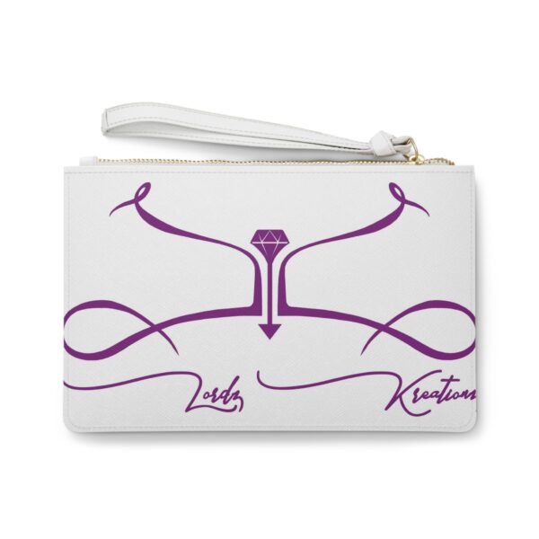 Fighter Purple Clutch Bag - Image 2