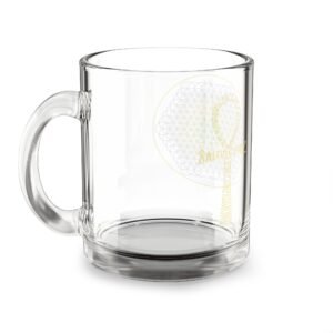 Flower of Life Glass Mug, 10oz - Image 3