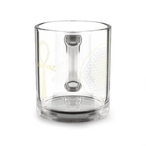 Flower of Life Glass Mug, 10oz - Image 2